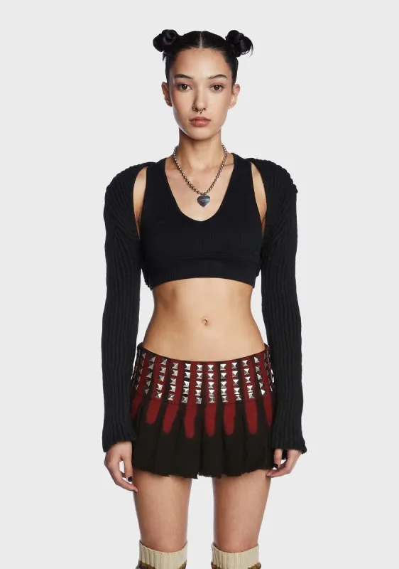 On Your Path Knit Shrug sold by Dolls Kill