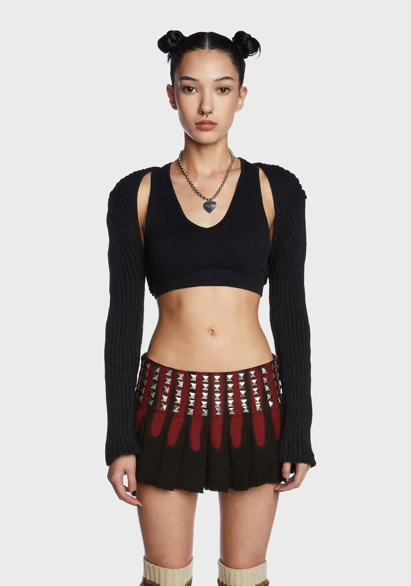 On Your Path Knit Shrug sold by Dolls Kill