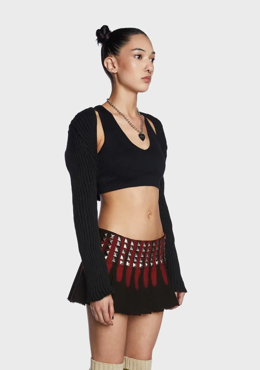 On Your Path Knit Shrug sold by Dolls Kill product image thumbnail 2