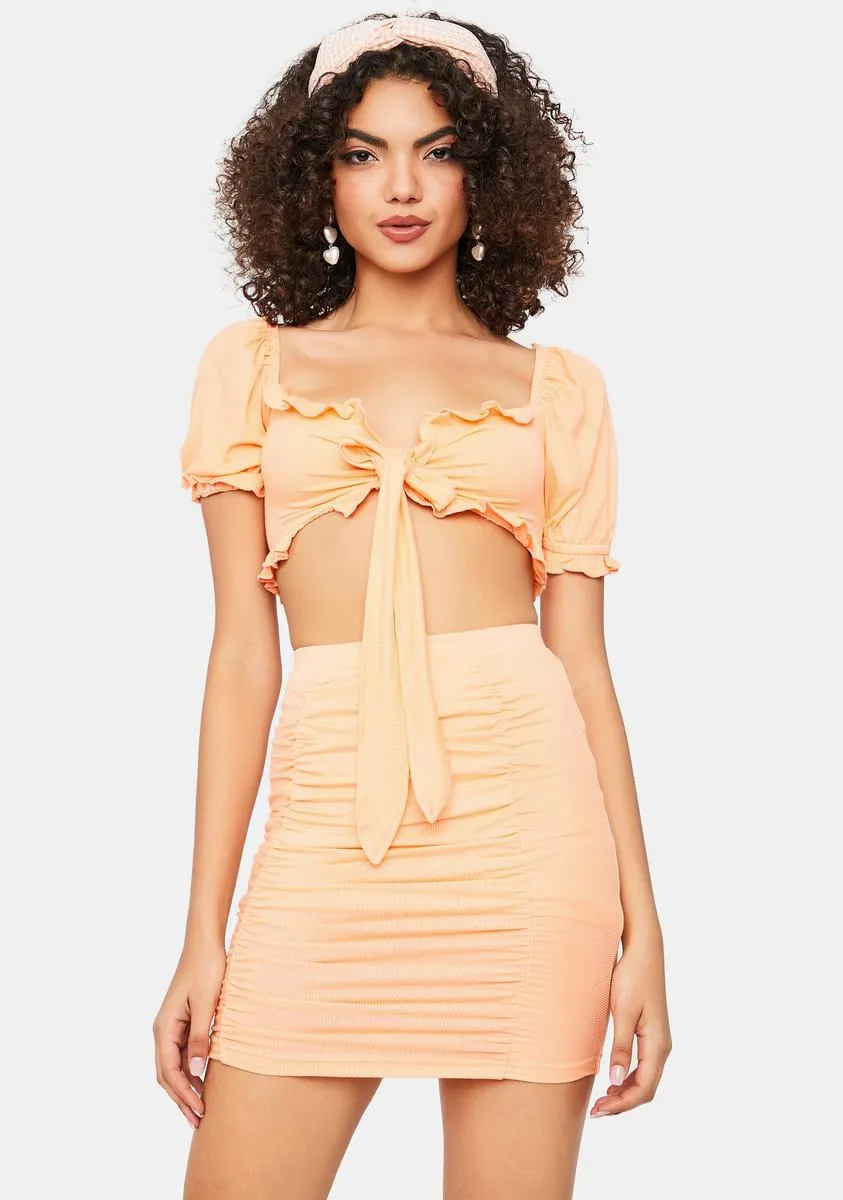 Bitter Blooming Blossom Skirt Set sold by Dolls Kill