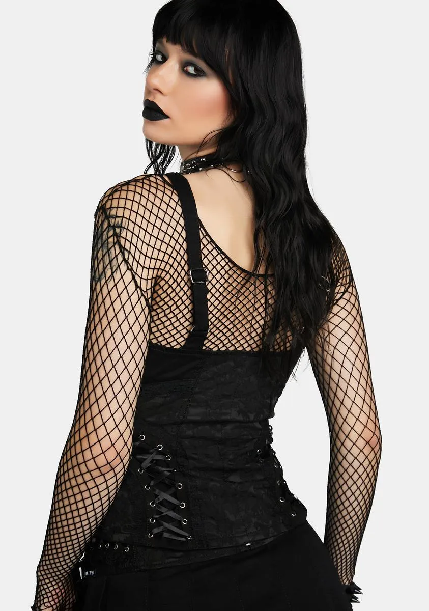 Enchanted Lace Corset Top sold by Dolls Kill product image thumbnail 4