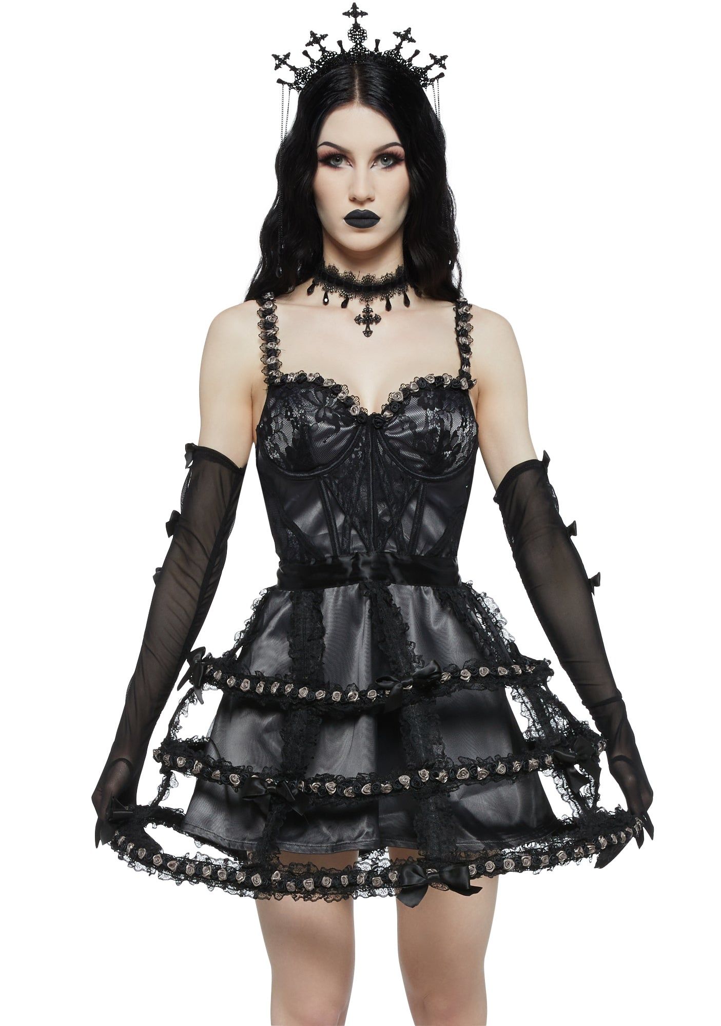 Nightly Nuptials Cage Dress sold by Dolls Kill