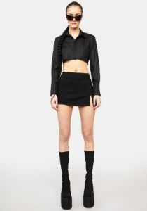 My Word Is Good Mini Skirt sold by Dolls Kill