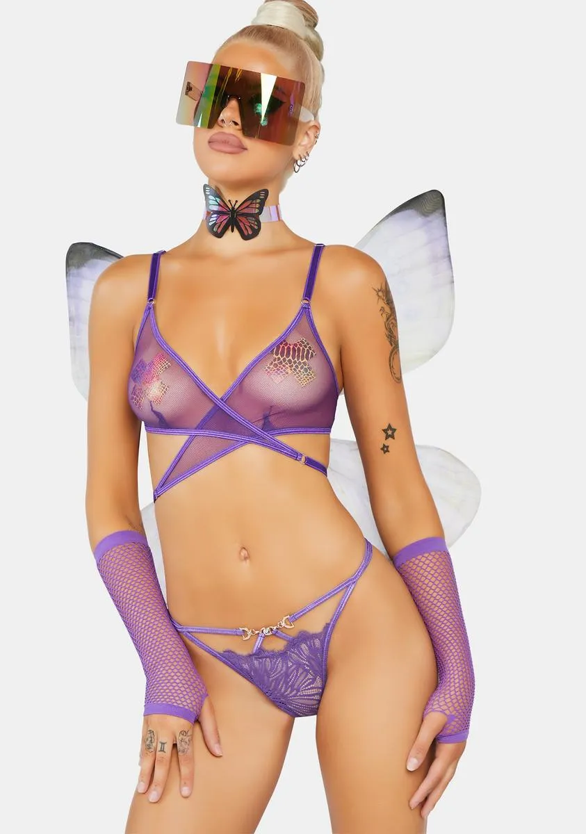 Seductive Thoughts Lace G-String sold by Dolls Kill product image thumbnail 2