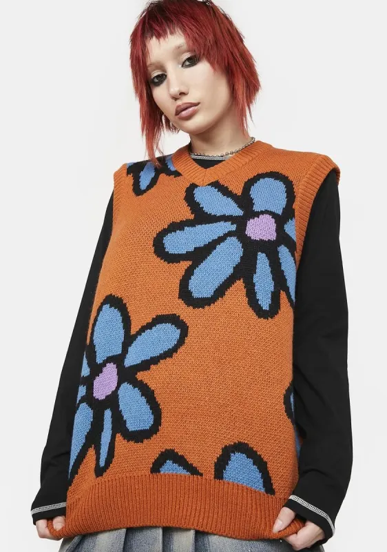 Ginger Multi Ipsum Vest sold by Dolls Kill