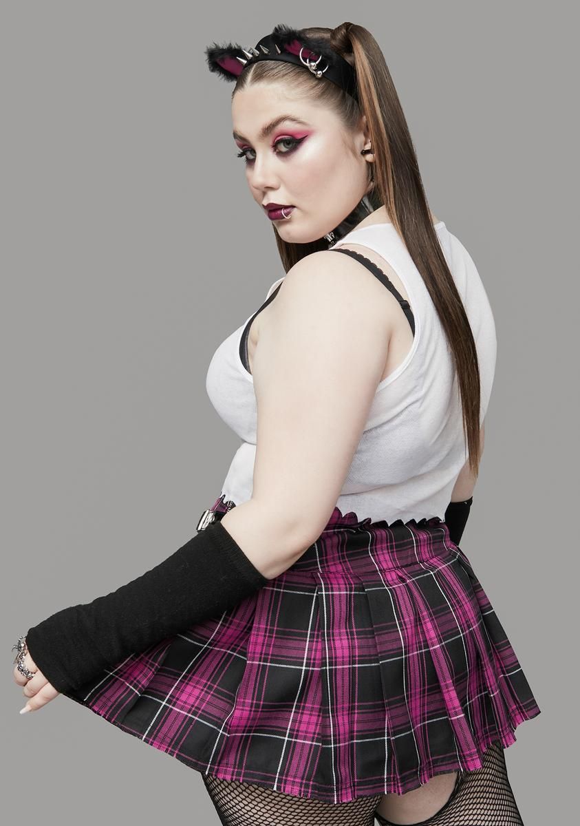 Plus Fluff Off Graphic Tank sold by Dolls Kill product image thumbnail 4