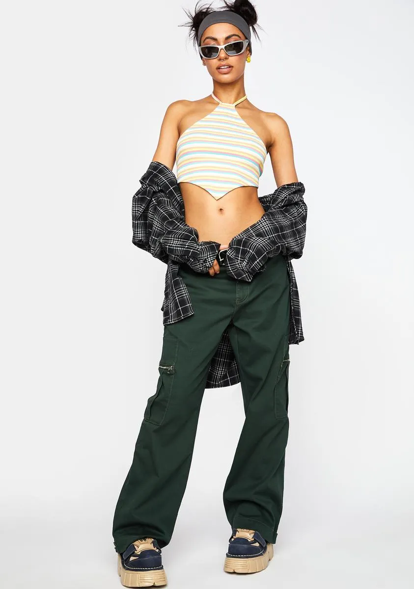 Pastel Striped Halter Top sold by Dolls Kill product image thumbnail 3