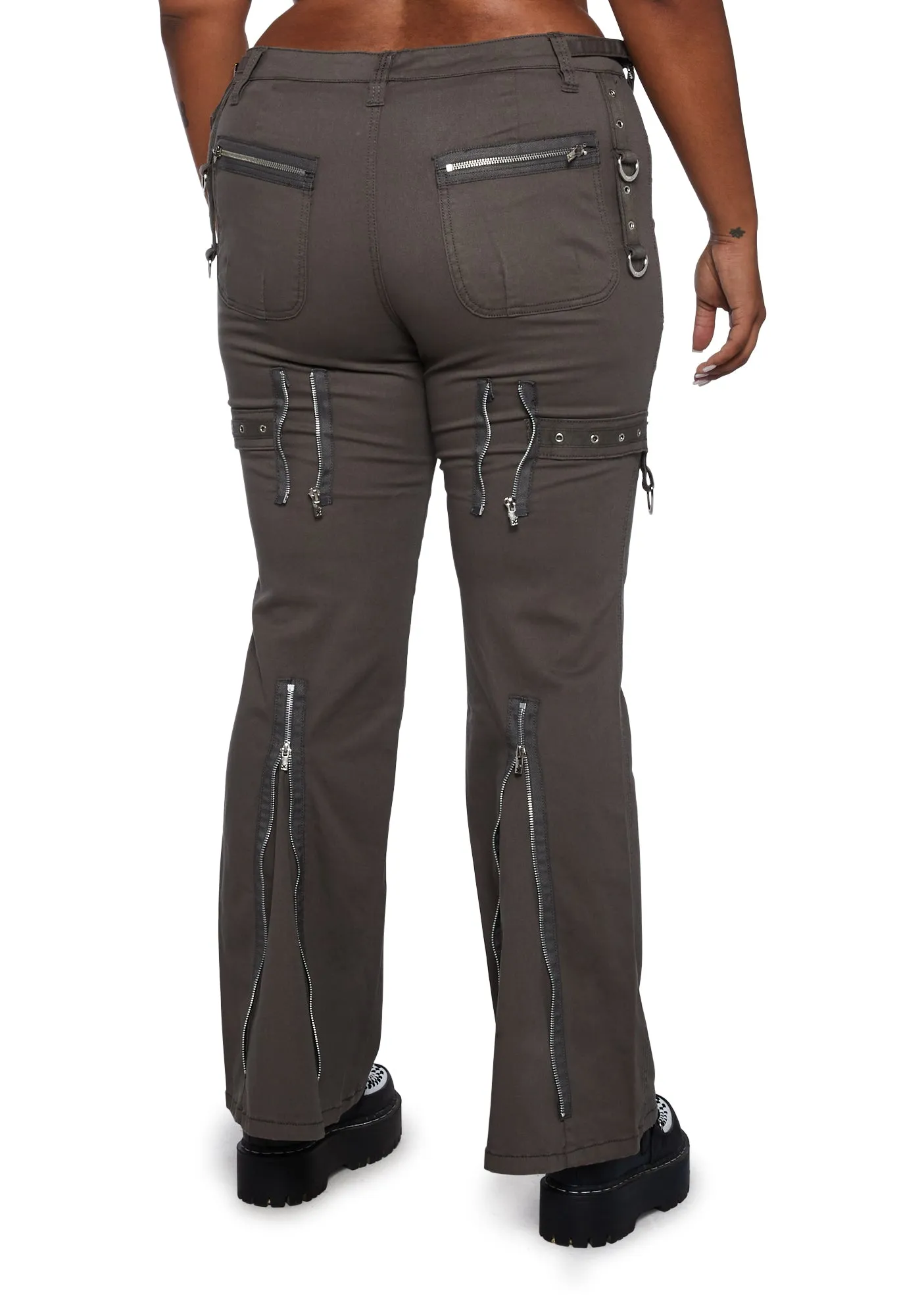 Plus Super Eyelet Low Waist Pants sold by Dolls Kill product image thumbnail 4