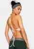 Pastel Striped Halter Top sold by Dolls Kill