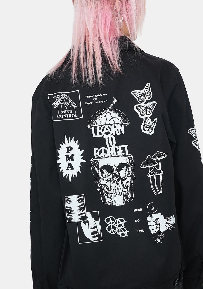 Peace Of Mind Eisenhower Jacket sold by Dolls Kill product image thumbnail 2