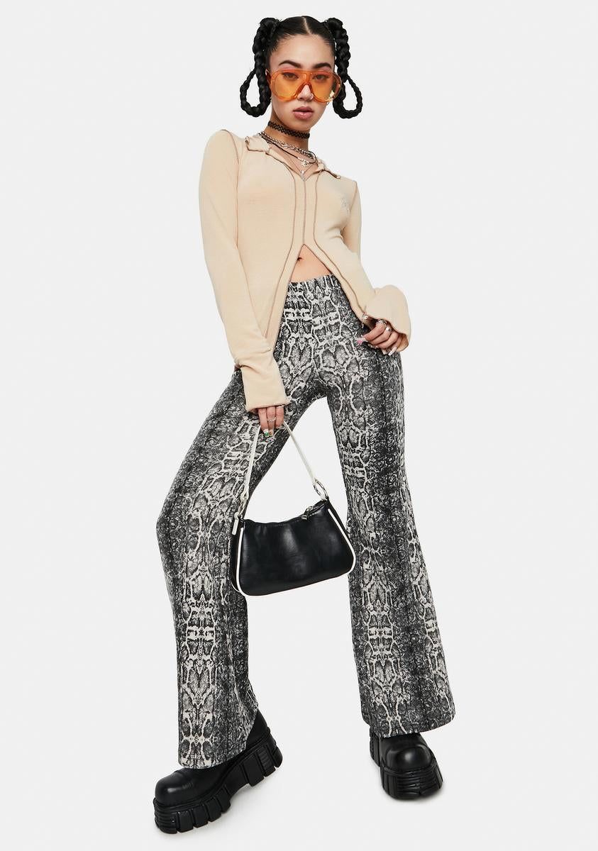 Clay Contrast Stitch Collared Top sold by Dolls Kill product image thumbnail 3