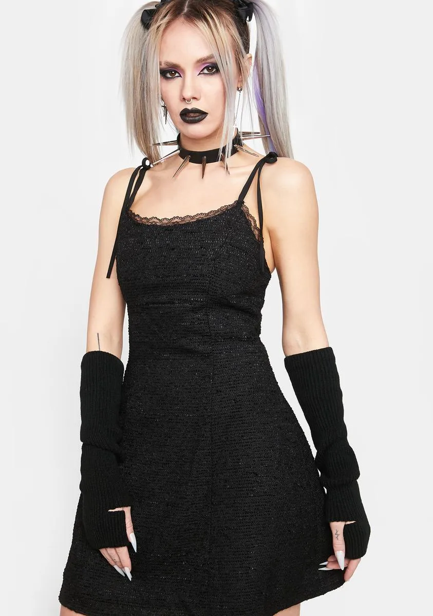 Noir Never Letting Go Mini Dress sold by Dolls Kill product image thumbnail 2