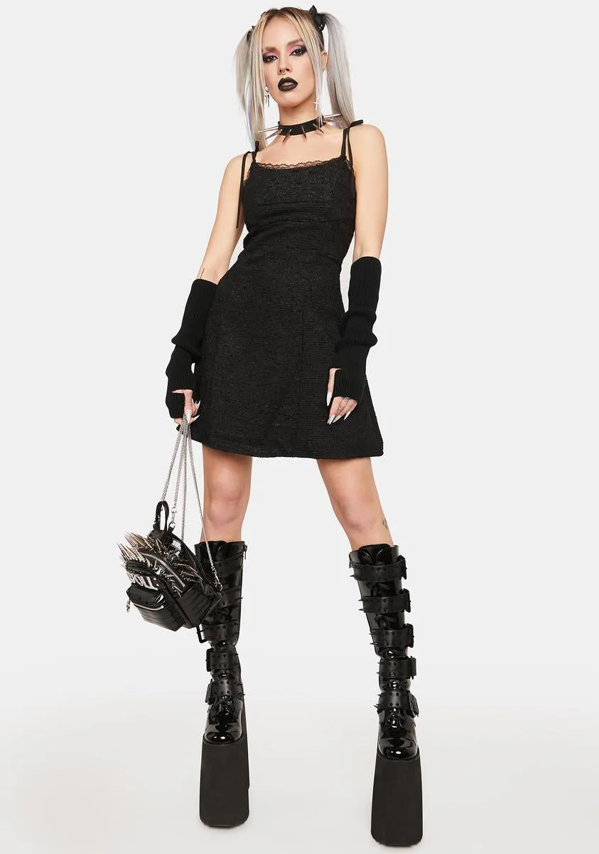 Noir Never Letting Go Mini Dress sold by Dolls Kill product image thumbnail 3