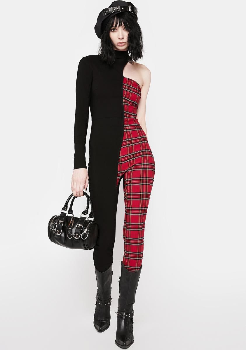 No More Chances Two-Tone Jumpsuit sold by Dolls Kill product image thumbnail 2