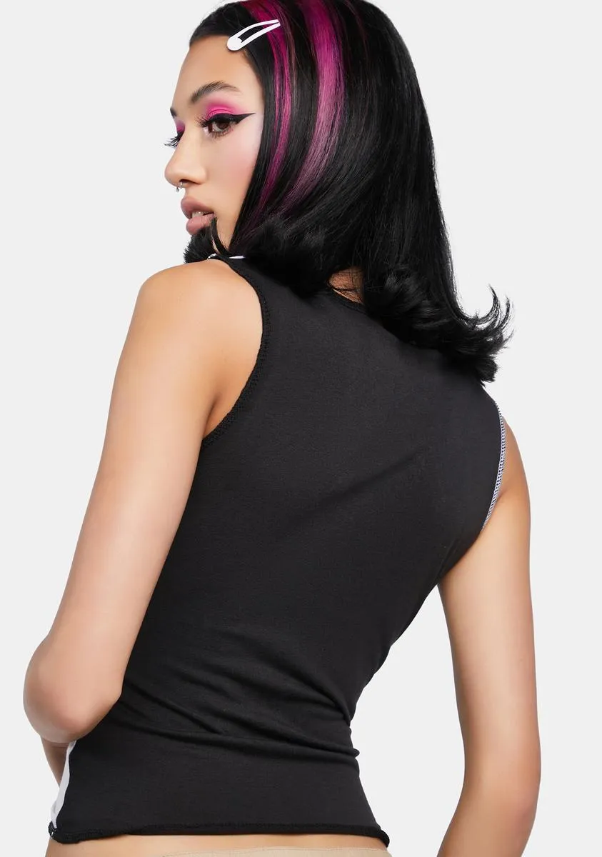 Yin & Yang Crop Top sold by Dolls Kill product image thumbnail 4