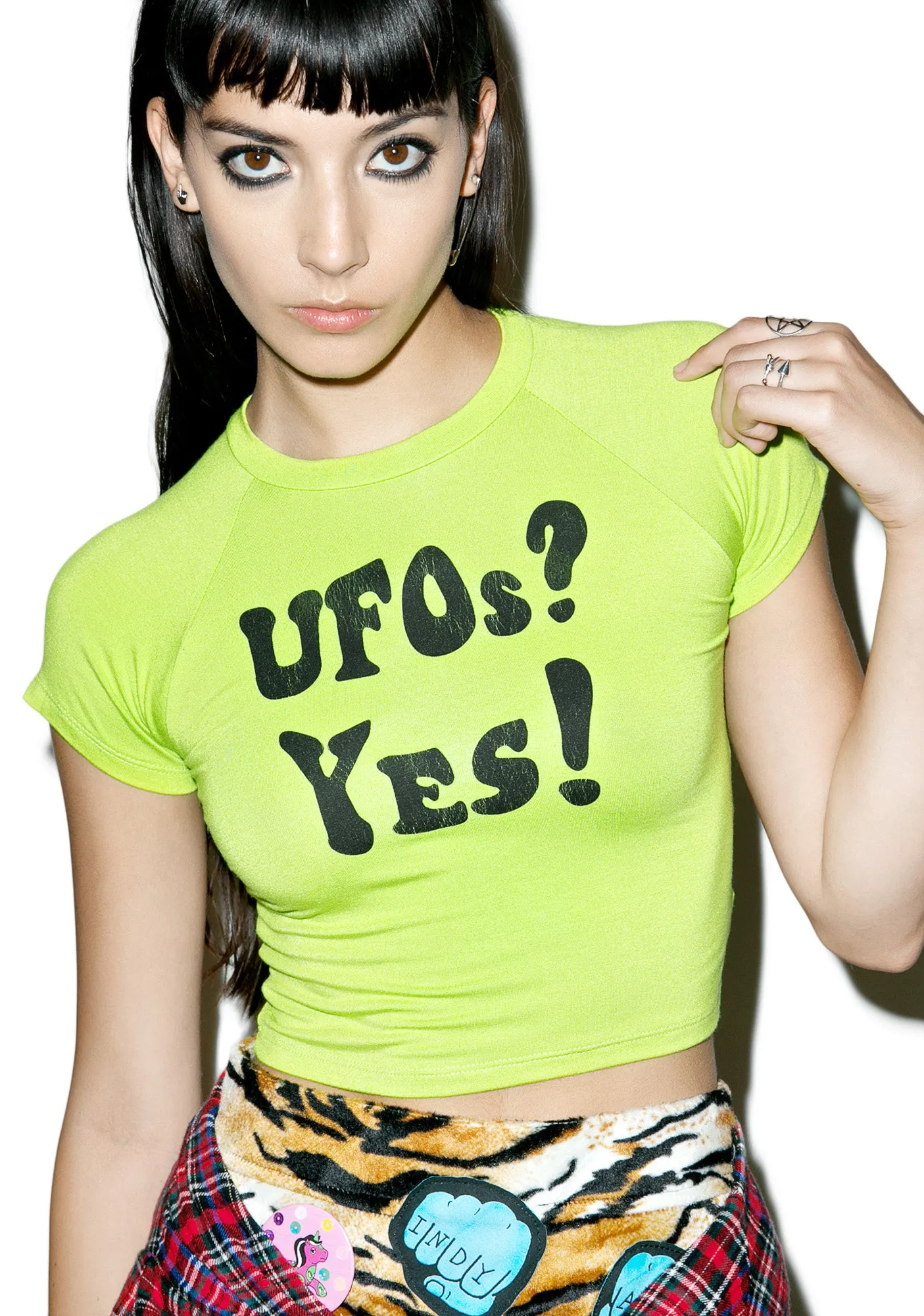 UFOs Crop Tee sold by Dolls Kill product image thumbnail 4