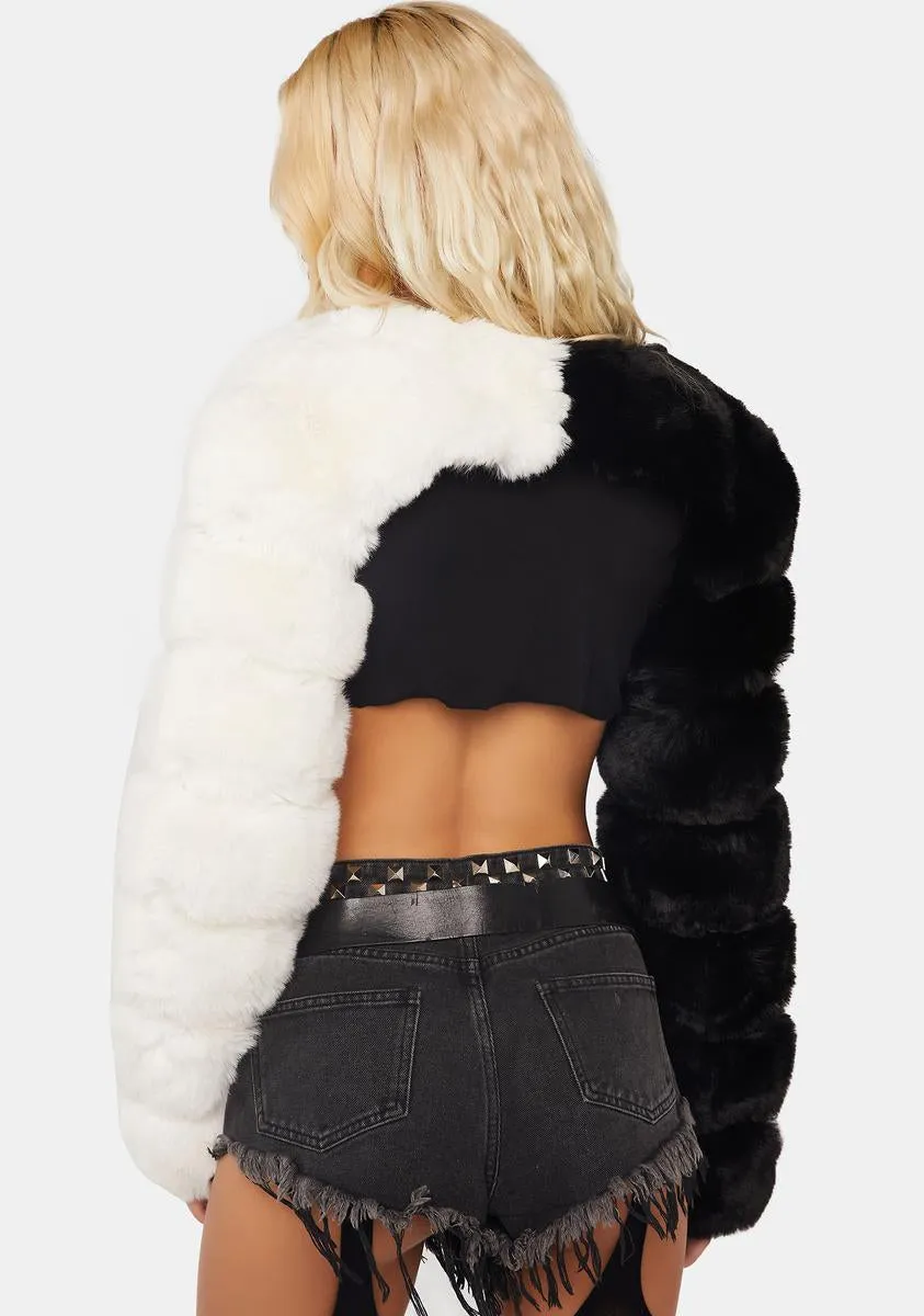 Gallery Faux Fur Shrug sold by Dolls Kill product image thumbnail 4