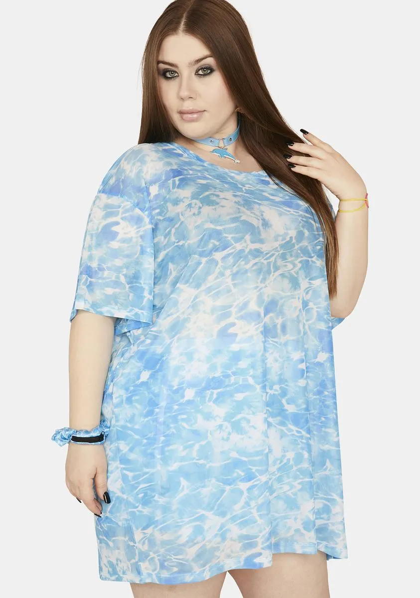 Plus Wet Hot Summer Oversized Tee sold by Dolls Kill product image thumbnail 3