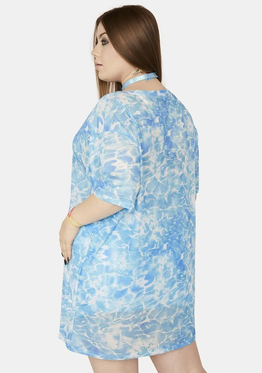 Plus Wet Hot Summer Oversized Tee sold by Dolls Kill product image thumbnail 4