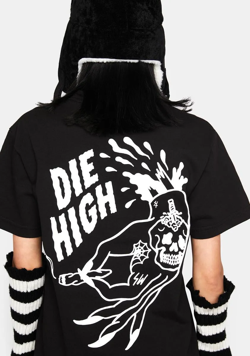 Die High Graphic Tee sold by Dolls Kill