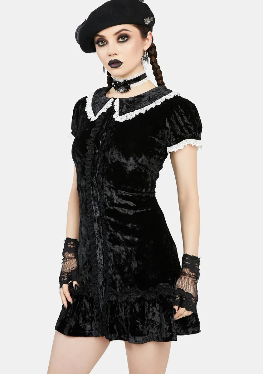 For Life Velvet Mini Dress sold by Dolls Kill product image thumbnail 2