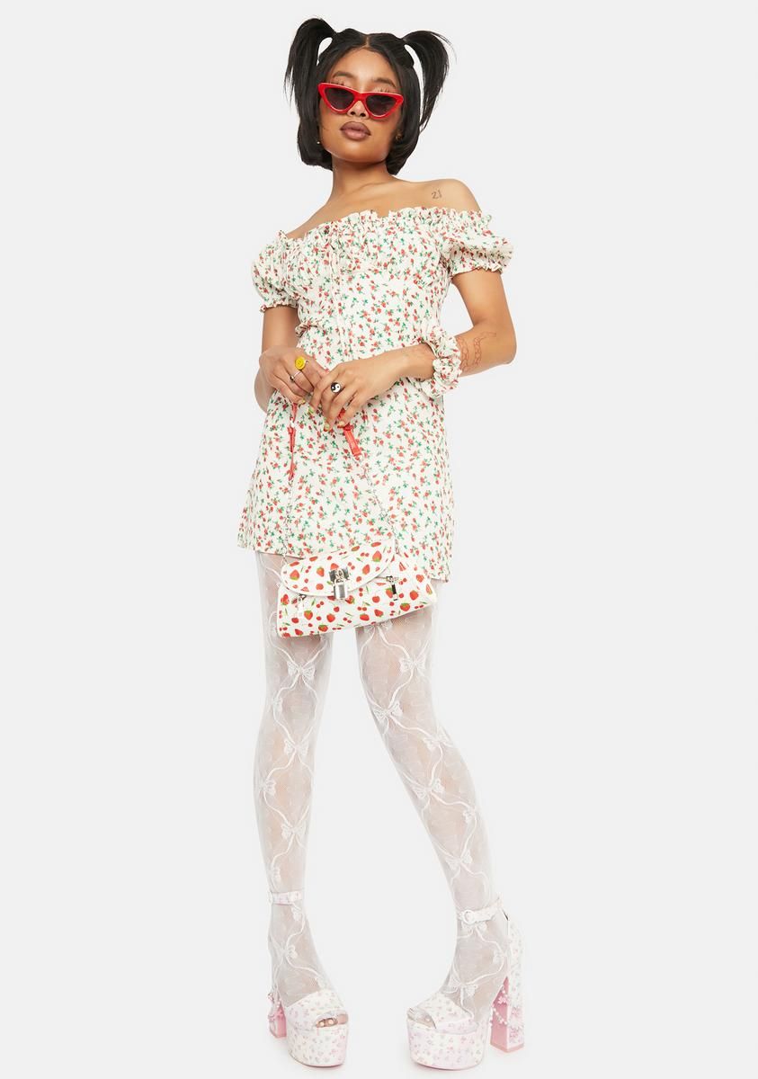 Floral Milkmaid Dress sold by Dolls Kill product image thumbnail 3