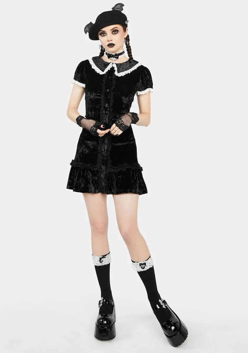 For Life Velvet Mini Dress sold by Dolls Kill product image thumbnail 3