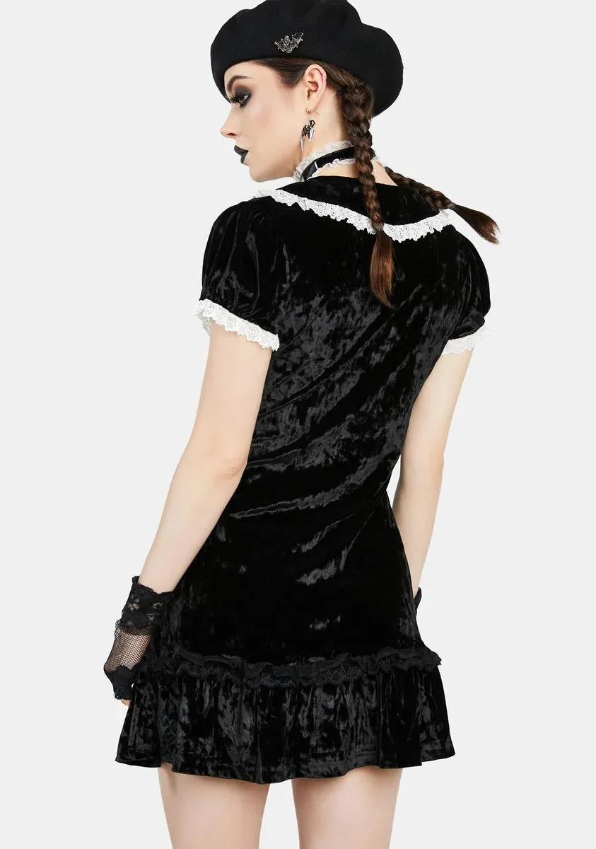 For Life Velvet Mini Dress sold by Dolls Kill product image thumbnail 4