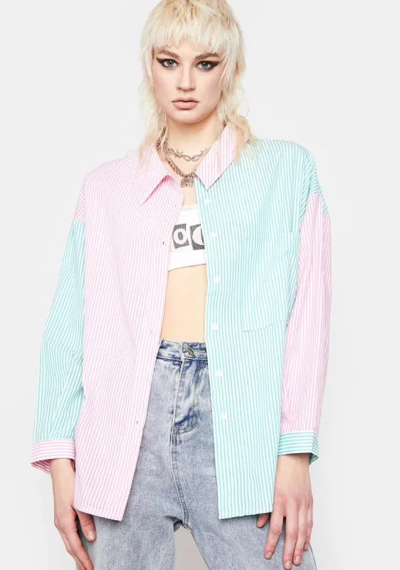 Kind Of You Striped Shirt sold by Dolls Kill