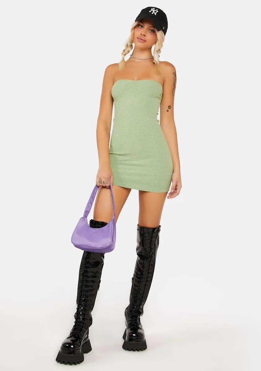 Sweetheart Knitted Dress sold by Dolls Kill product image thumbnail 3