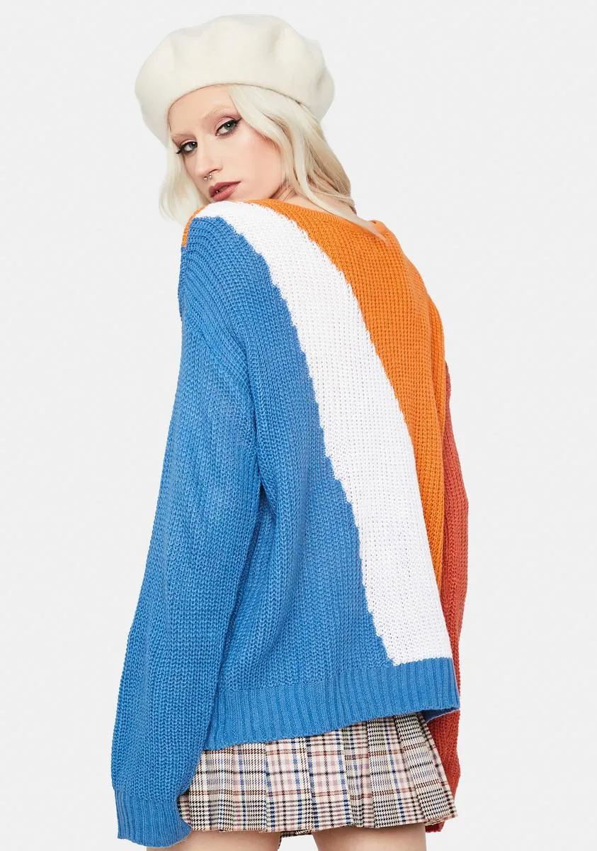 Since I Met You Color Block Cardigan sold by Dolls Kill product image thumbnail 4