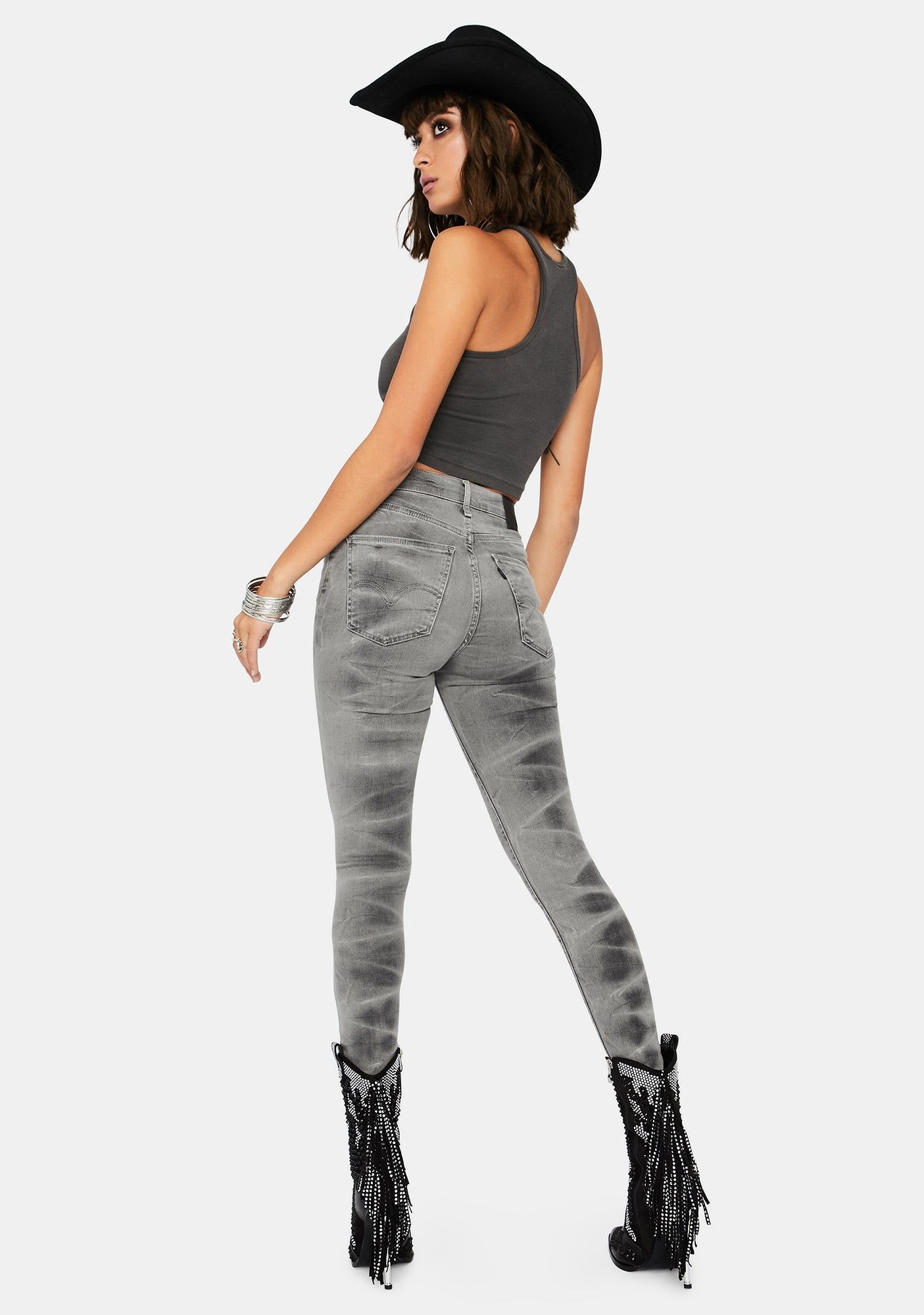 Killin' It Mile High Super Skinny Jeans sold by Dolls Kill product image thumbnail 4