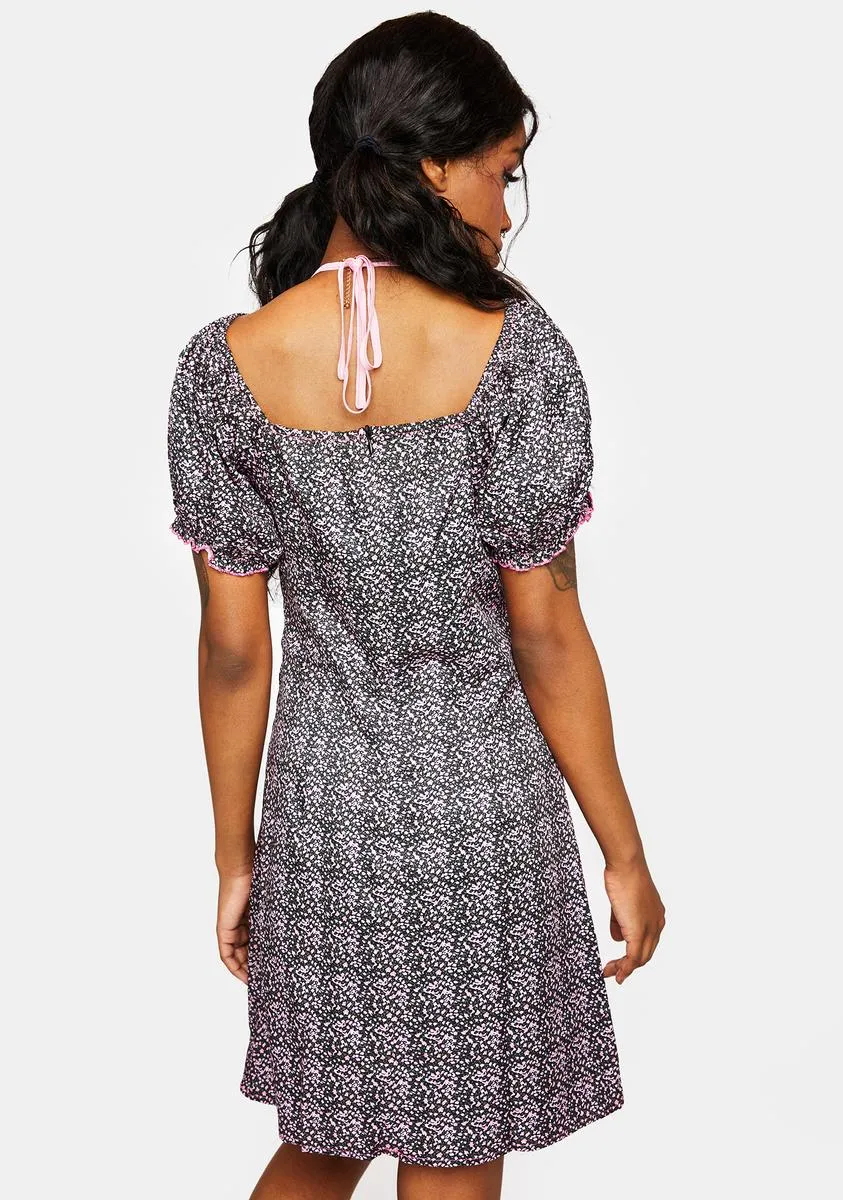 Dreamers You Know Floral Dress sold by Dolls Kill product image thumbnail 4