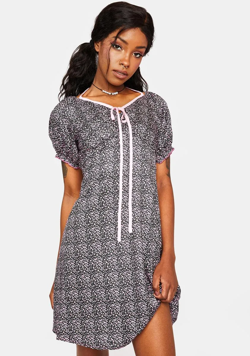 Dreamers You Know Floral Dress sold by Dolls Kill