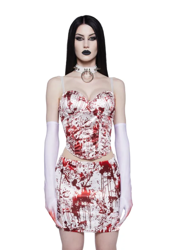 Scream Queen Corset Top sold by Dolls Kill