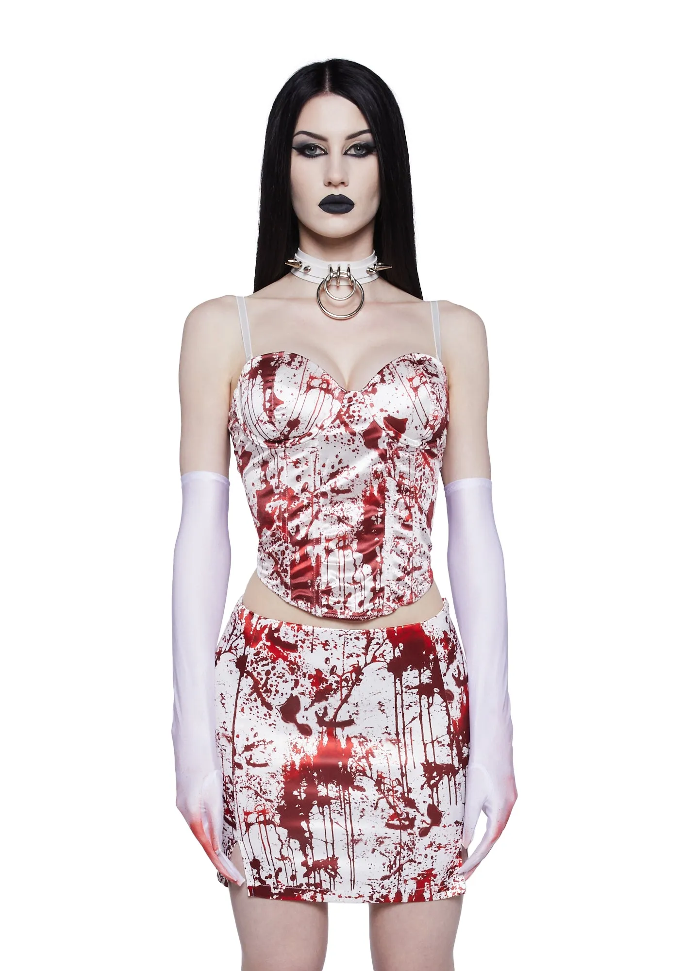 Scream Queen Corset Top sold by Dolls Kill