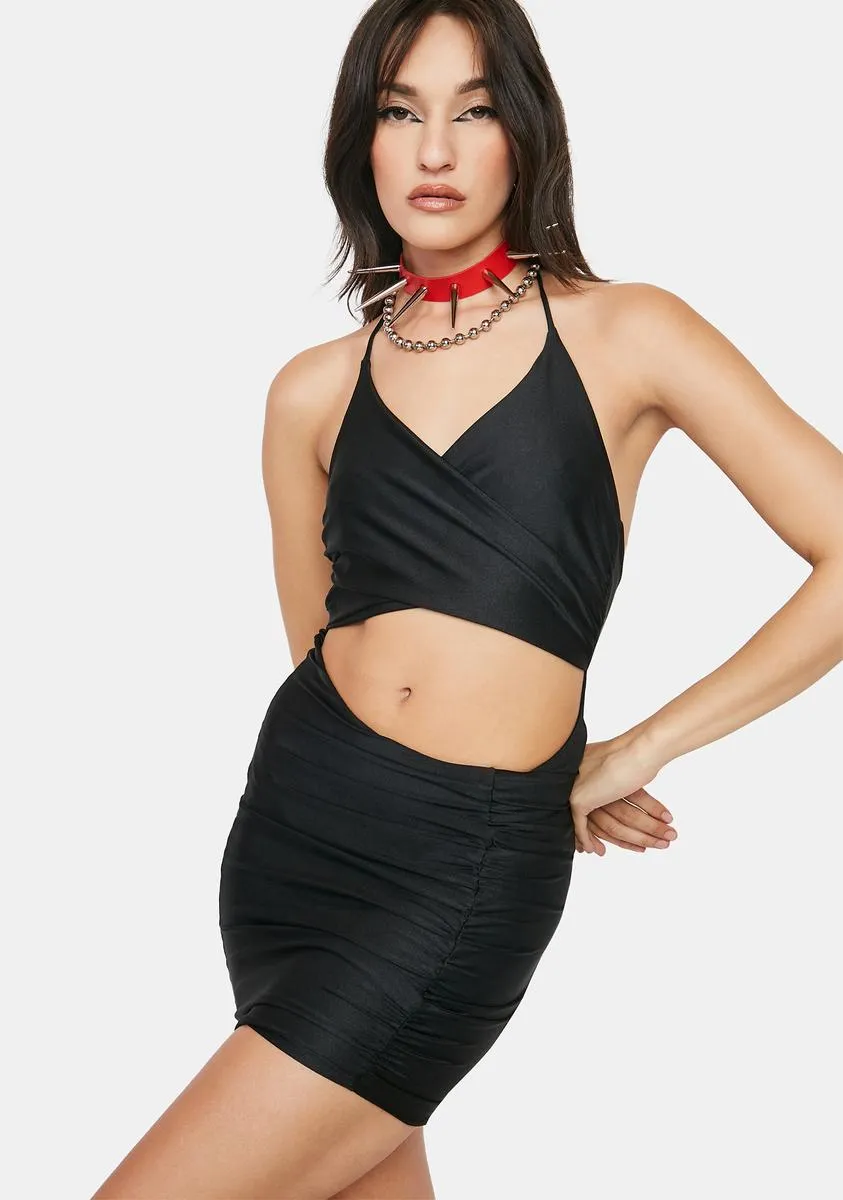 Not So Obsolete Mini Dress sold by Dolls Kill