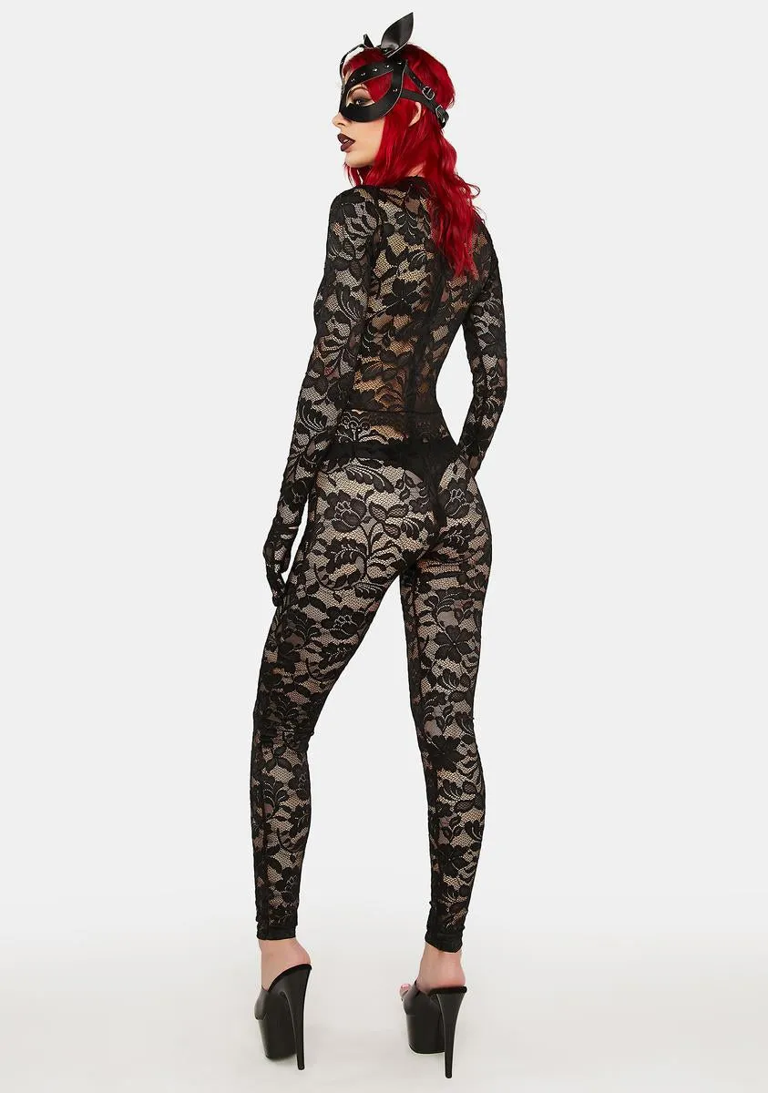 Wicked Nights Lace Jumpsuit sold by Dolls Kill product image thumbnail 4