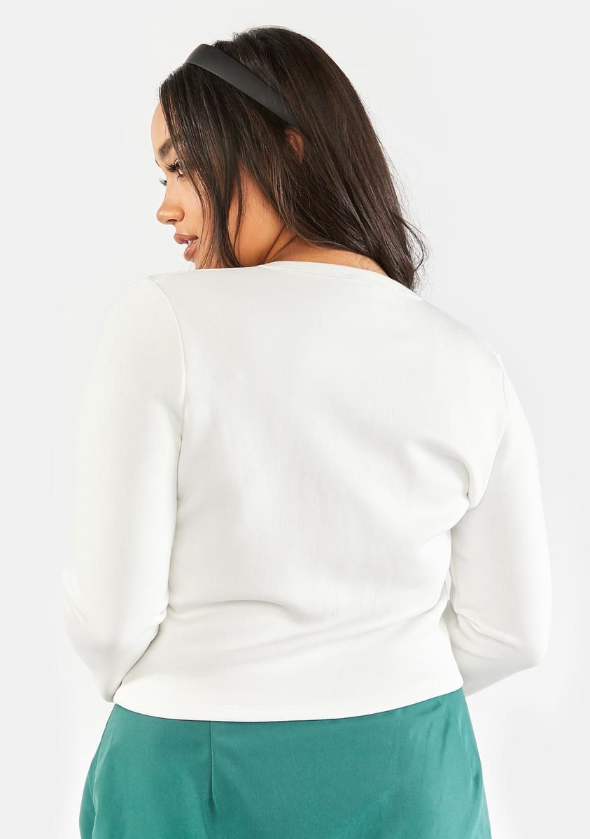 Plus Baddie For Life Crop Tee sold by Dolls Kill product image thumbnail 4