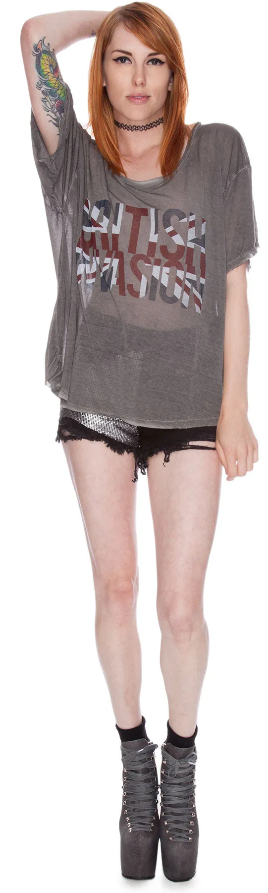 British Invasion Tee sold by Dolls Kill product image thumbnail 3