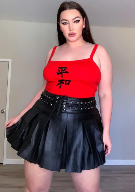 Plus Seeking Revenge Mini Skirt sold by Dolls Kill