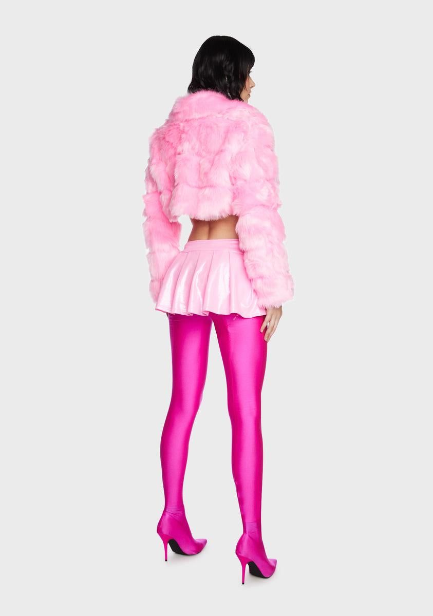 Sweet Crowd Favorite Faux Fur Jacket sold by Dolls Kill product image thumbnail 4