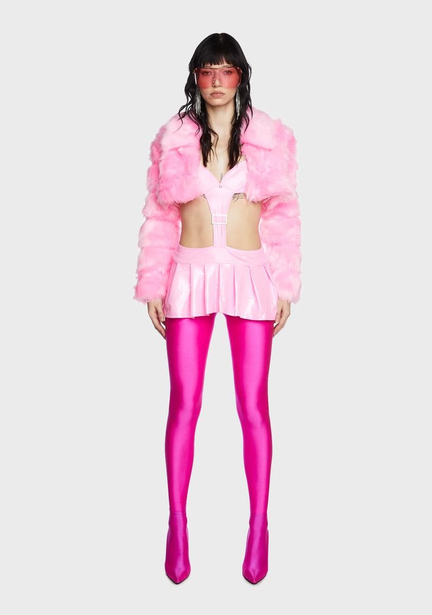 Sweet Crowd Favorite Faux Fur Jacket sold by Dolls Kill product image thumbnail 3