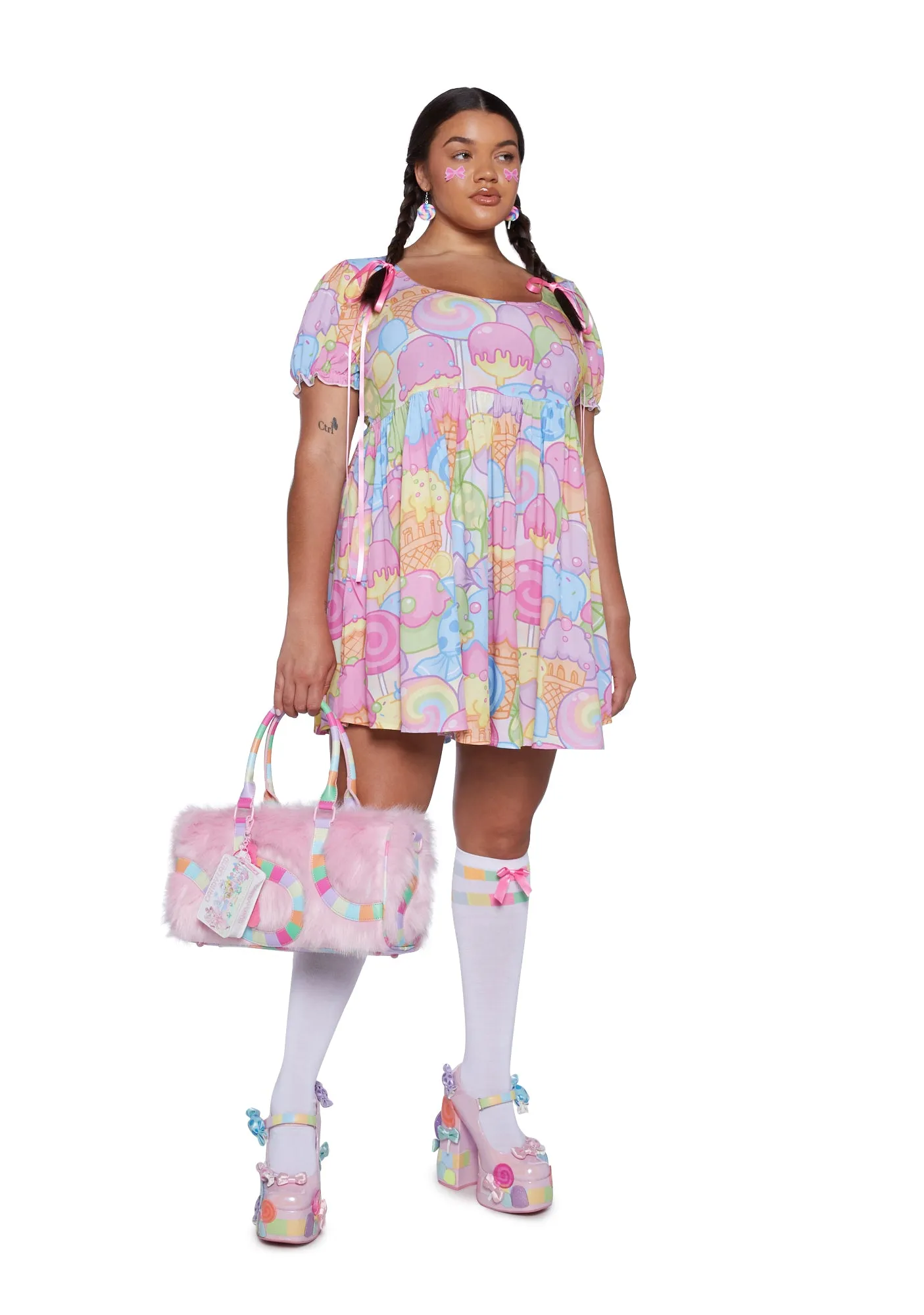 Plus Sugar Rush Mini Dress sold by Dolls Kill product image thumbnail 2