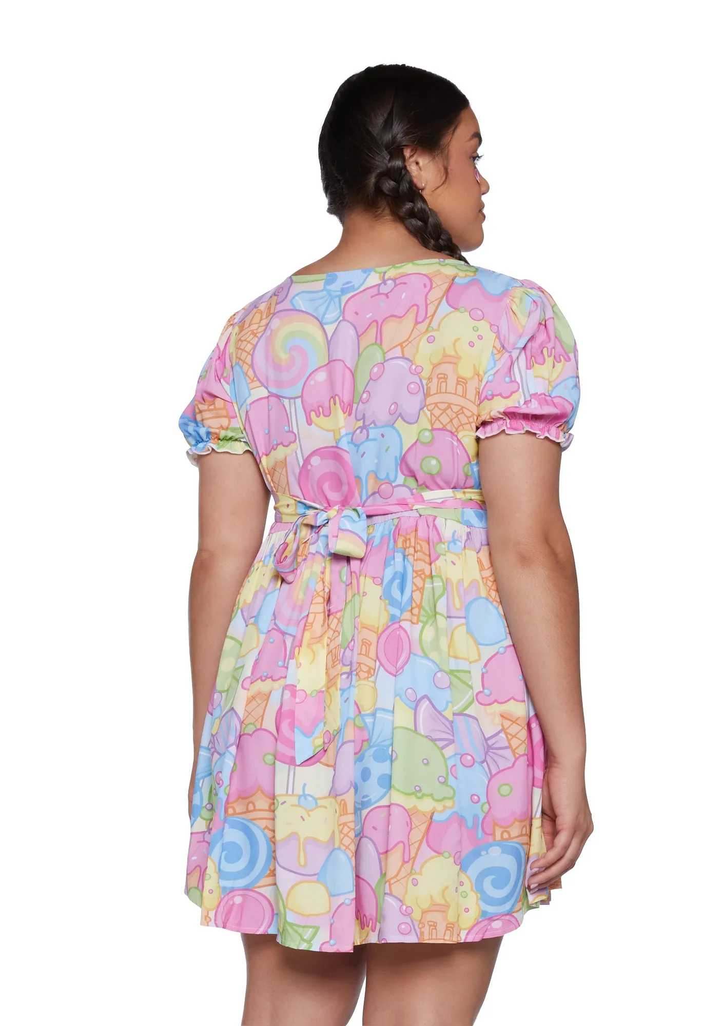 Plus Sugar Rush Mini Dress sold by Dolls Kill product image thumbnail 4