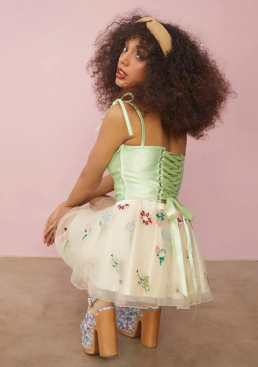 Sage Token Of Love Corset Top sold by Dolls Kill product image thumbnail 4