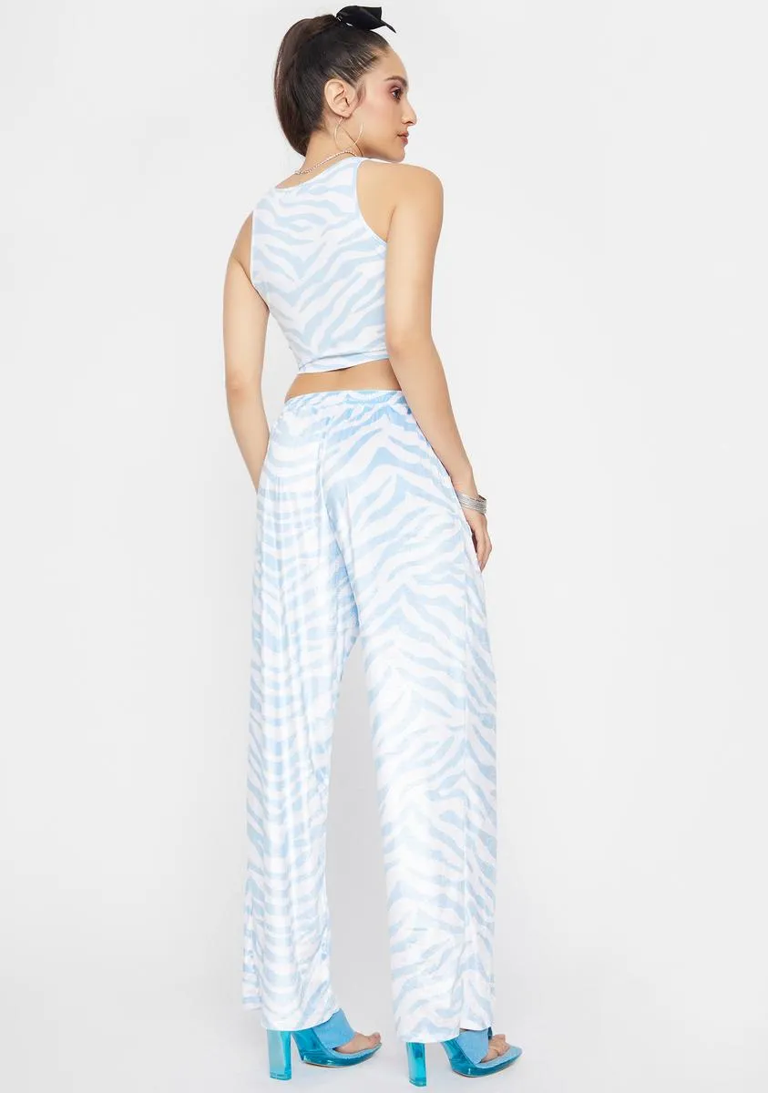 Icy Zebra Perfect Places Pants sold by Dolls Kill product image thumbnail 4