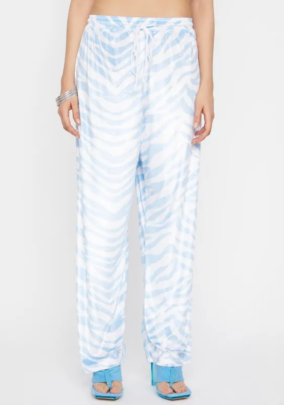 Icy Zebra Perfect Places Pants sold by Dolls Kill