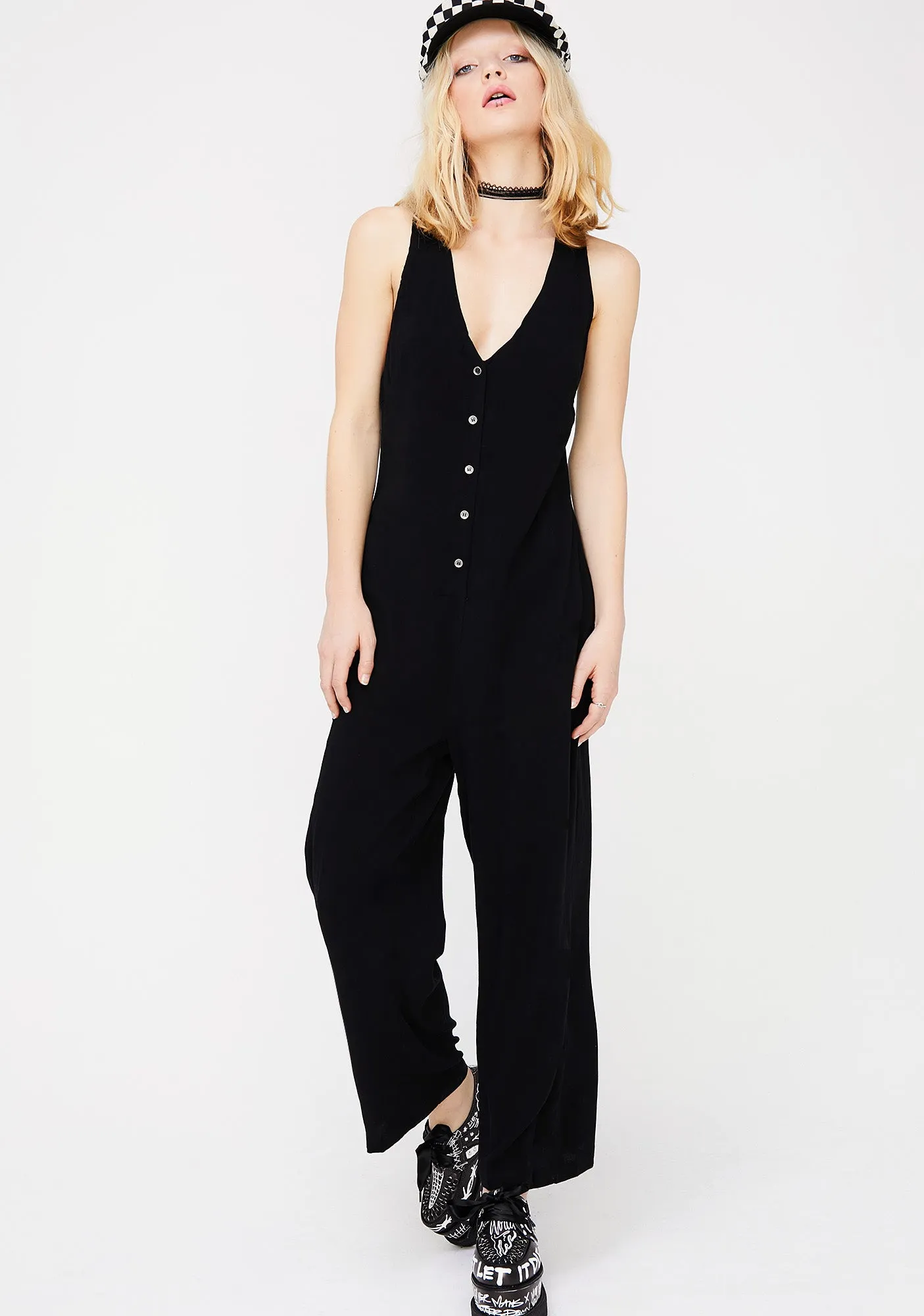 Don't Mind Me Jumpsuit sold by Dolls Kill