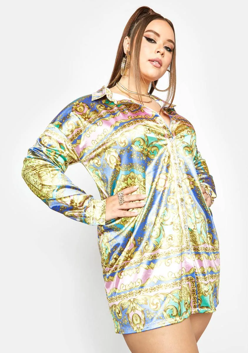 I'm Not Ur Average Gold Digger Satin Top sold by Dolls Kill product image thumbnail 2